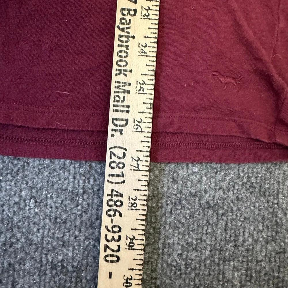Pink Tank Top Womens Size L Burgundy Racerback Sleepwear Lounge Logo Essential